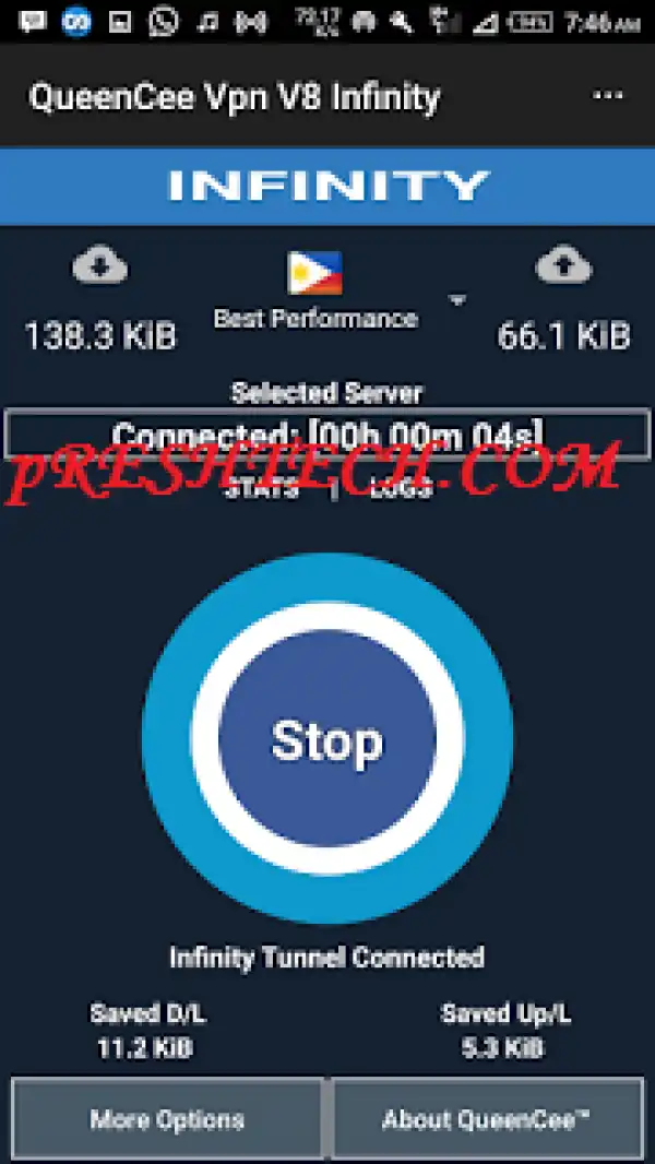 Glo, Etisalat, MTN, Airtel 0.0K Unlimited Browsing With QueenceeVPN V8.0